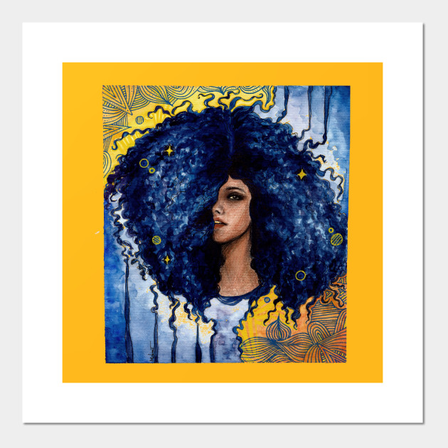 Blue curls